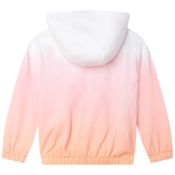 Girls Pink Zip-Up Top