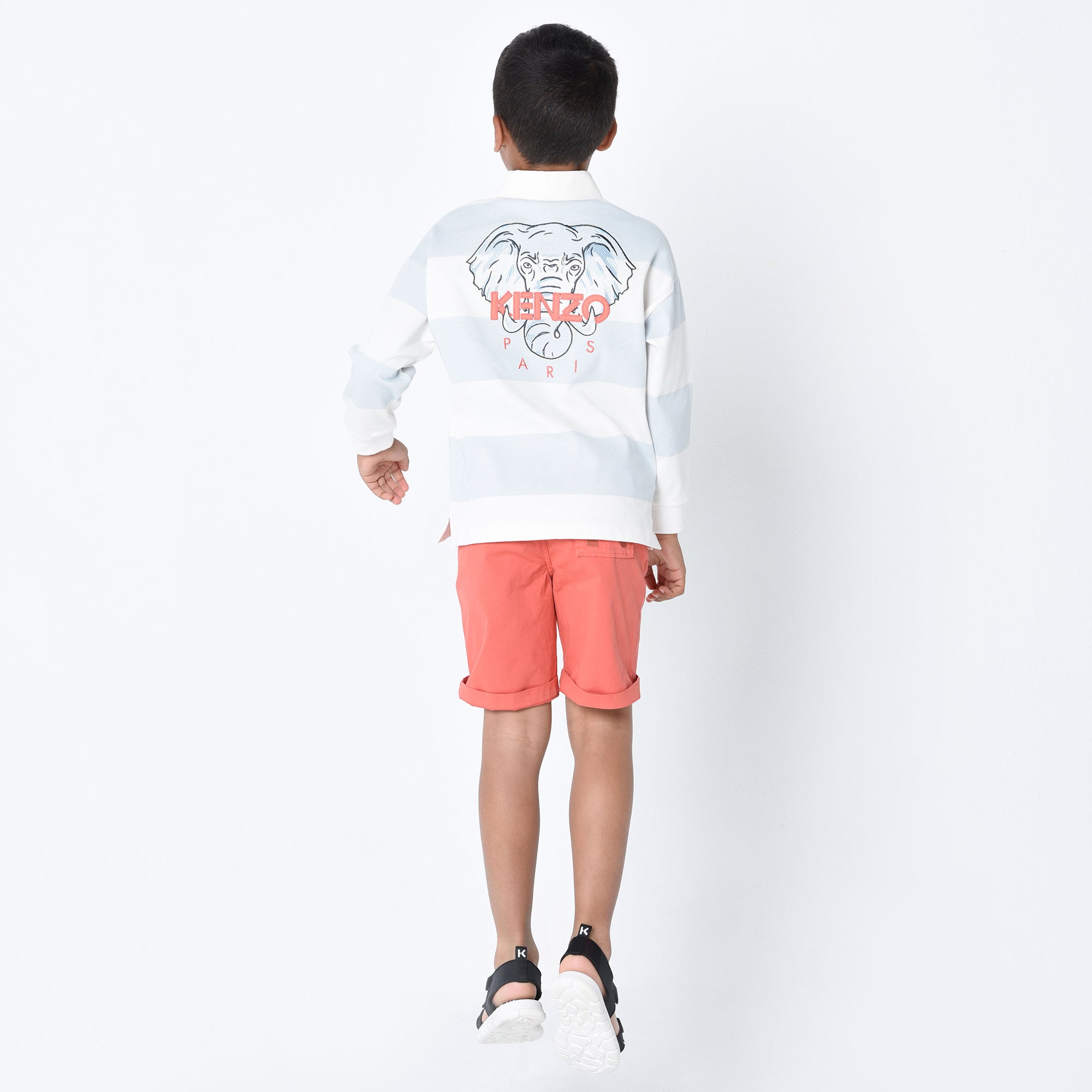 Boys & Girls Orange Cotton Shorts