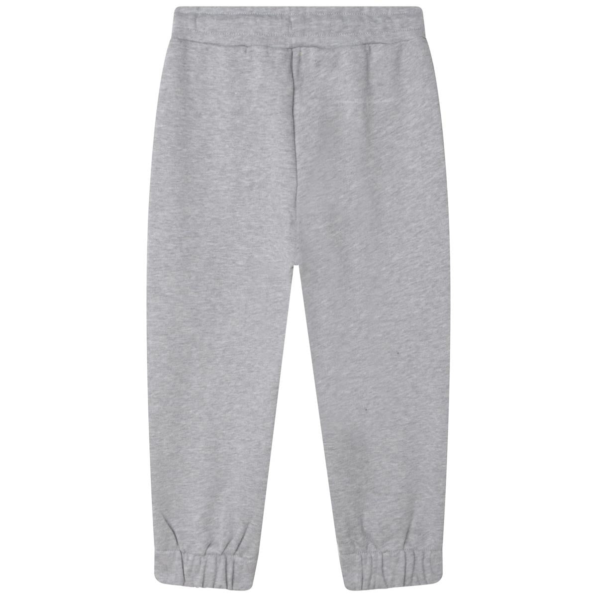 Boys Grey Logo Trousers
