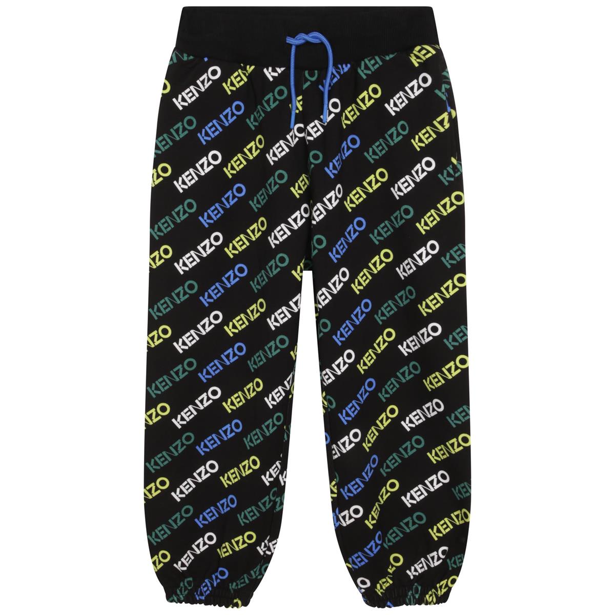 Boys Black Logo Trousers