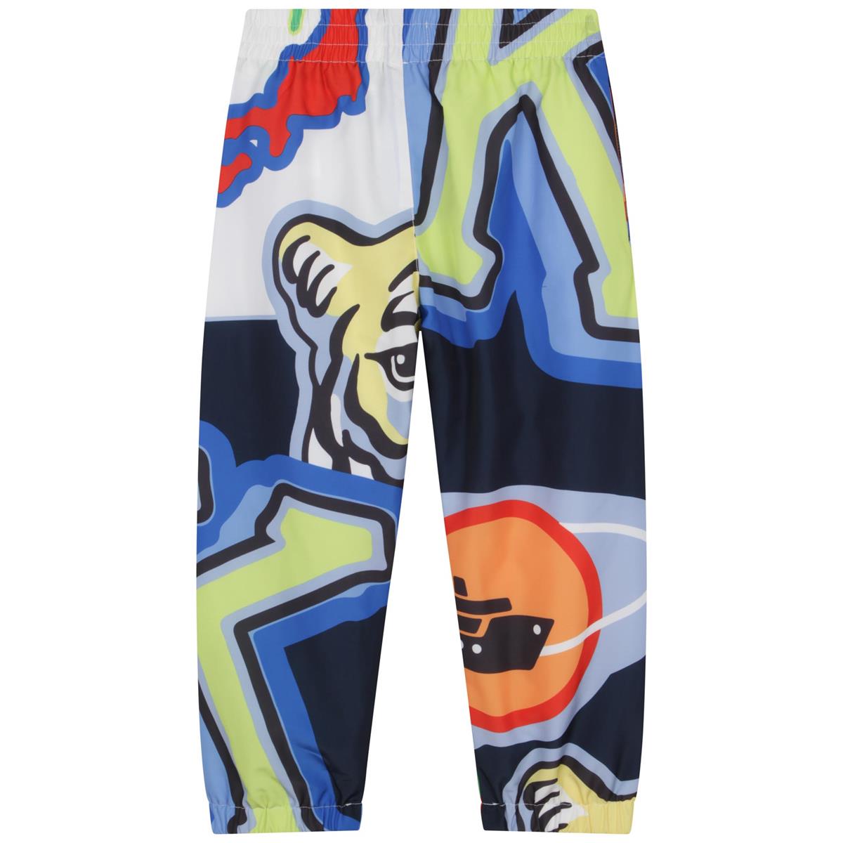 Boys Blue Logo Trousers