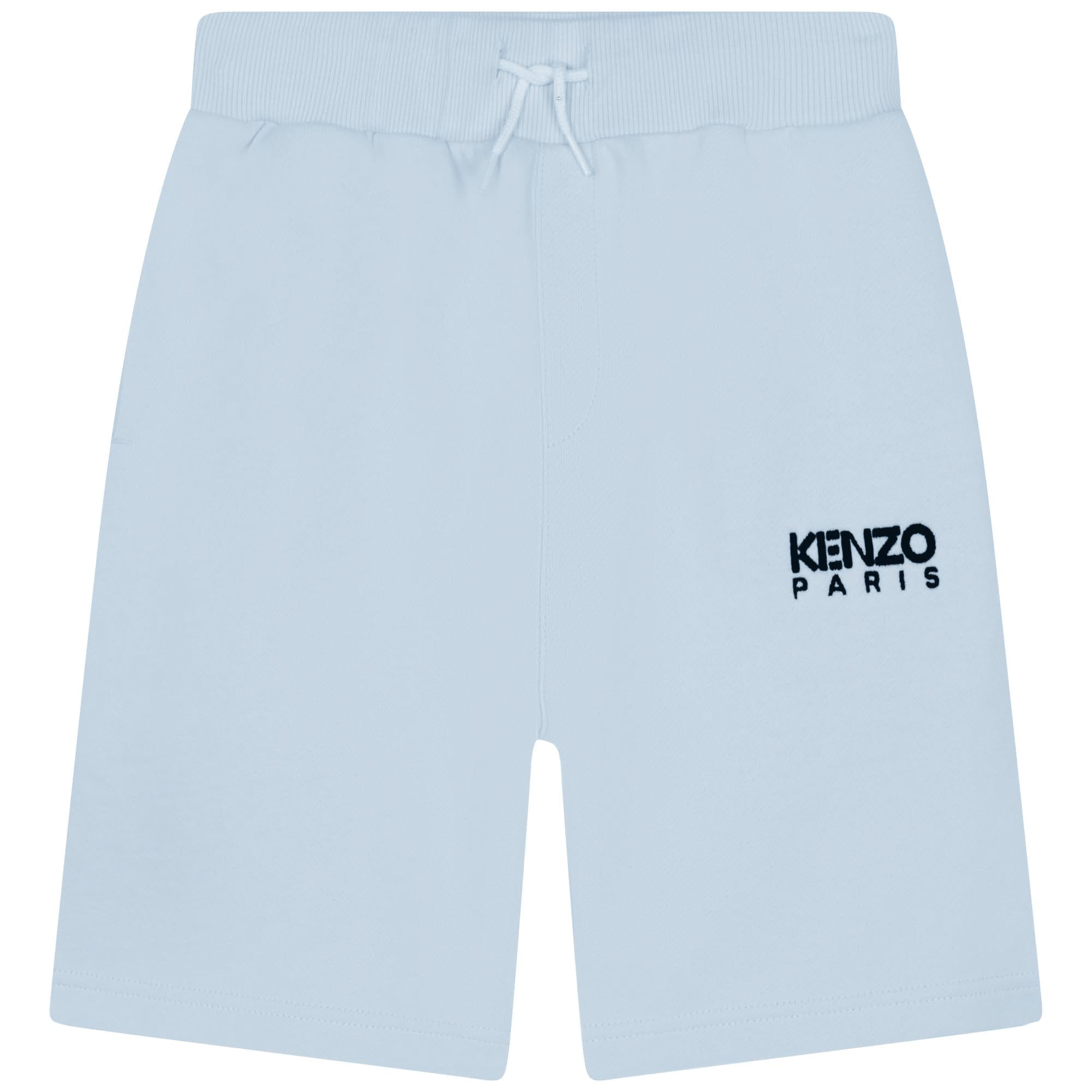 Boys Blue Logo Cotton Shorts