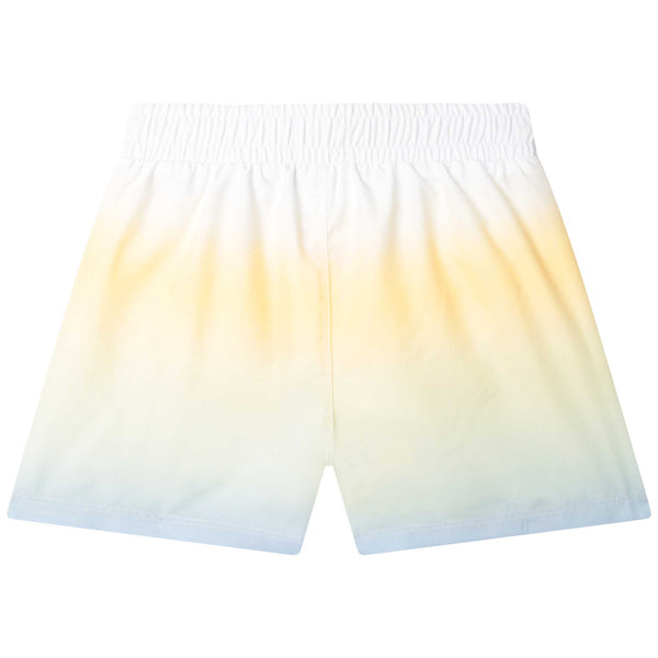 Boys Multicolor Logo Swim Shorts