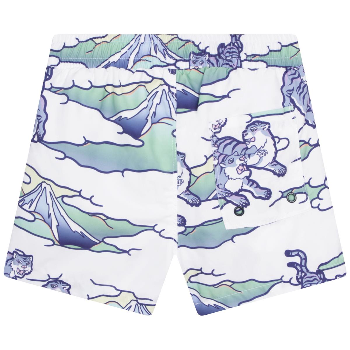 Boys White Swim Shorts