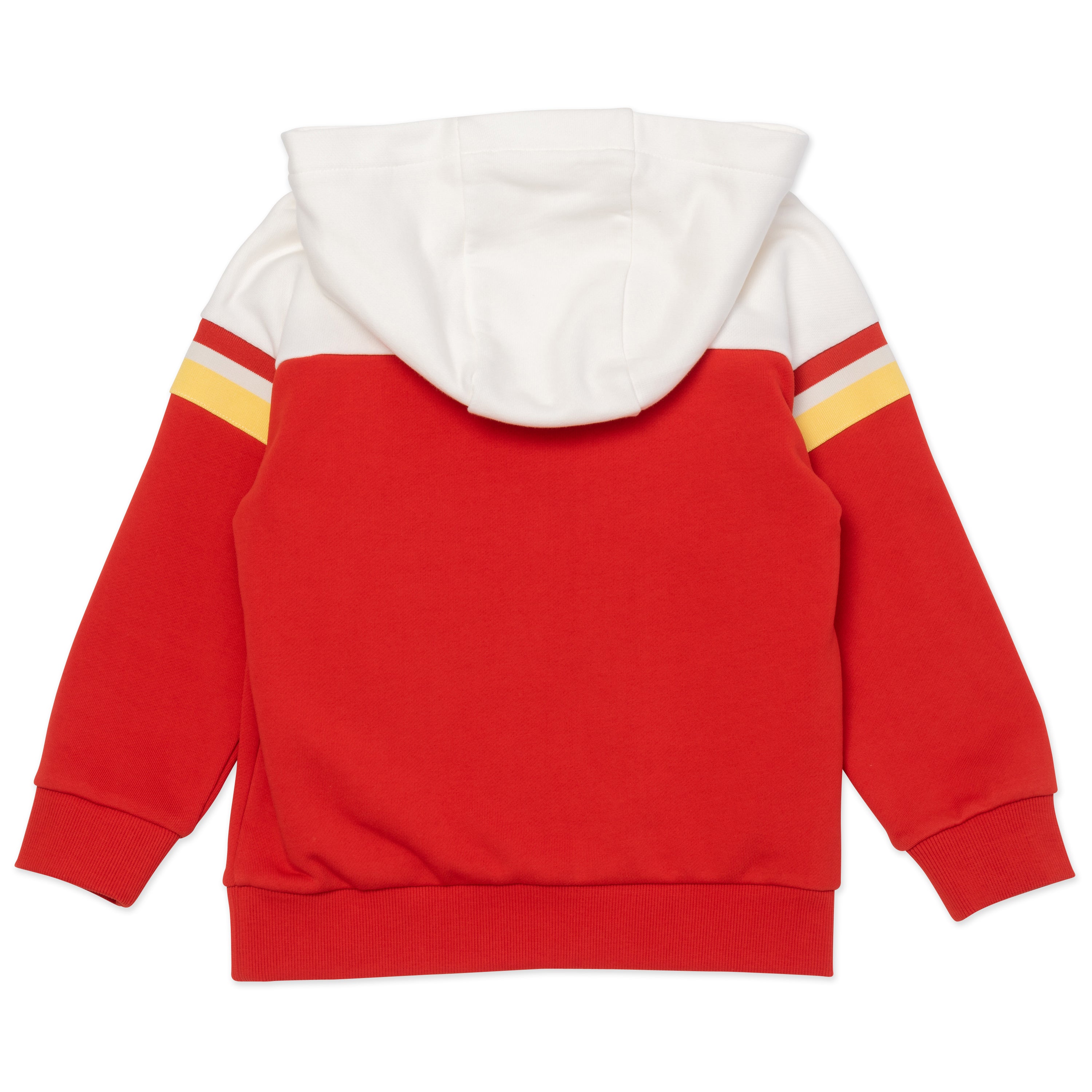 Boys Red Printing Hooded Cotton Sweatshirt