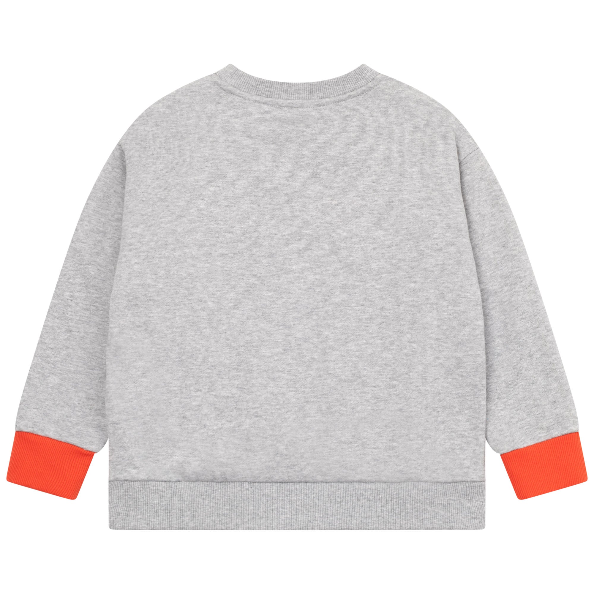 Boys Grey Logo Cotton Sweatshirt
