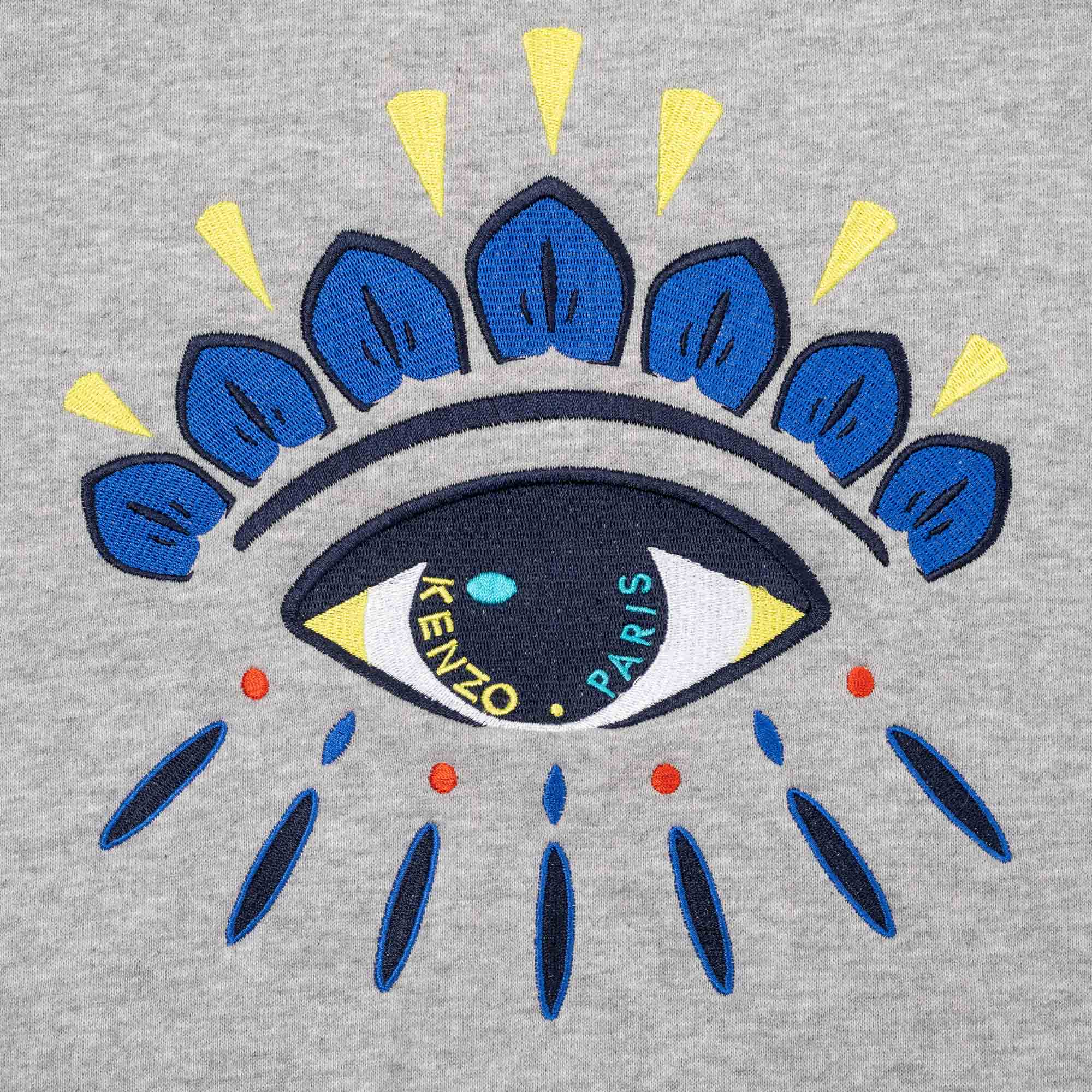 Boys Grey Eye Cotton Sweatshirt