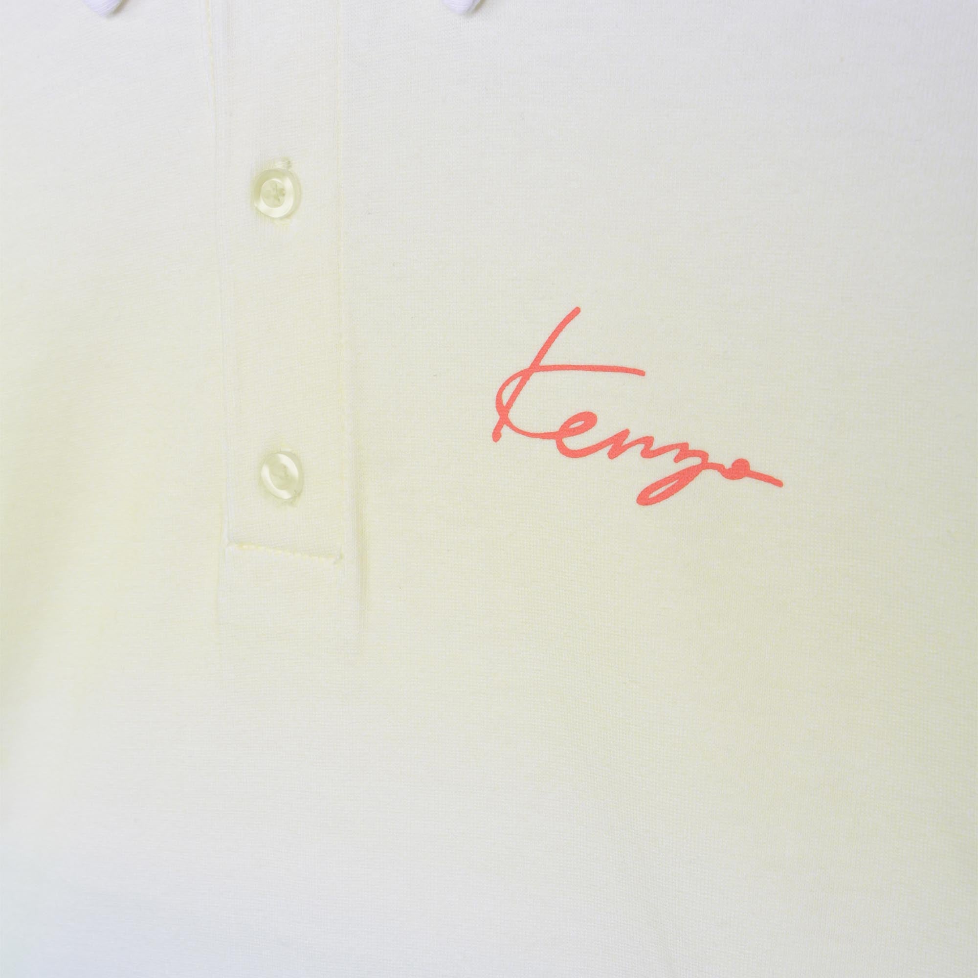 Boys White Logo Cotton Polo Shirt