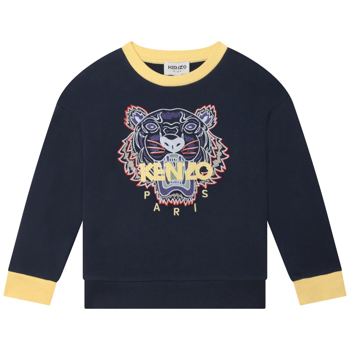 Boys Navy Tiger Sweatshirt