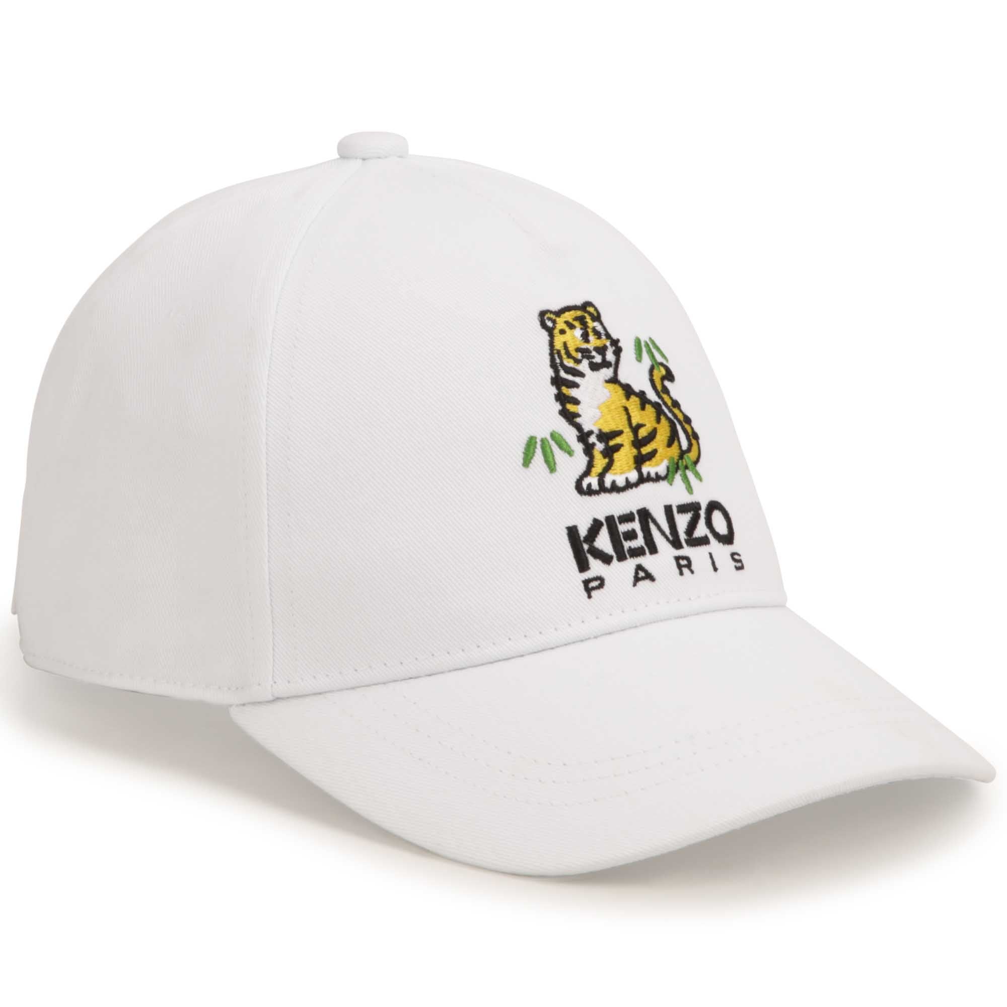Boys & Girls White Embroidered Cap