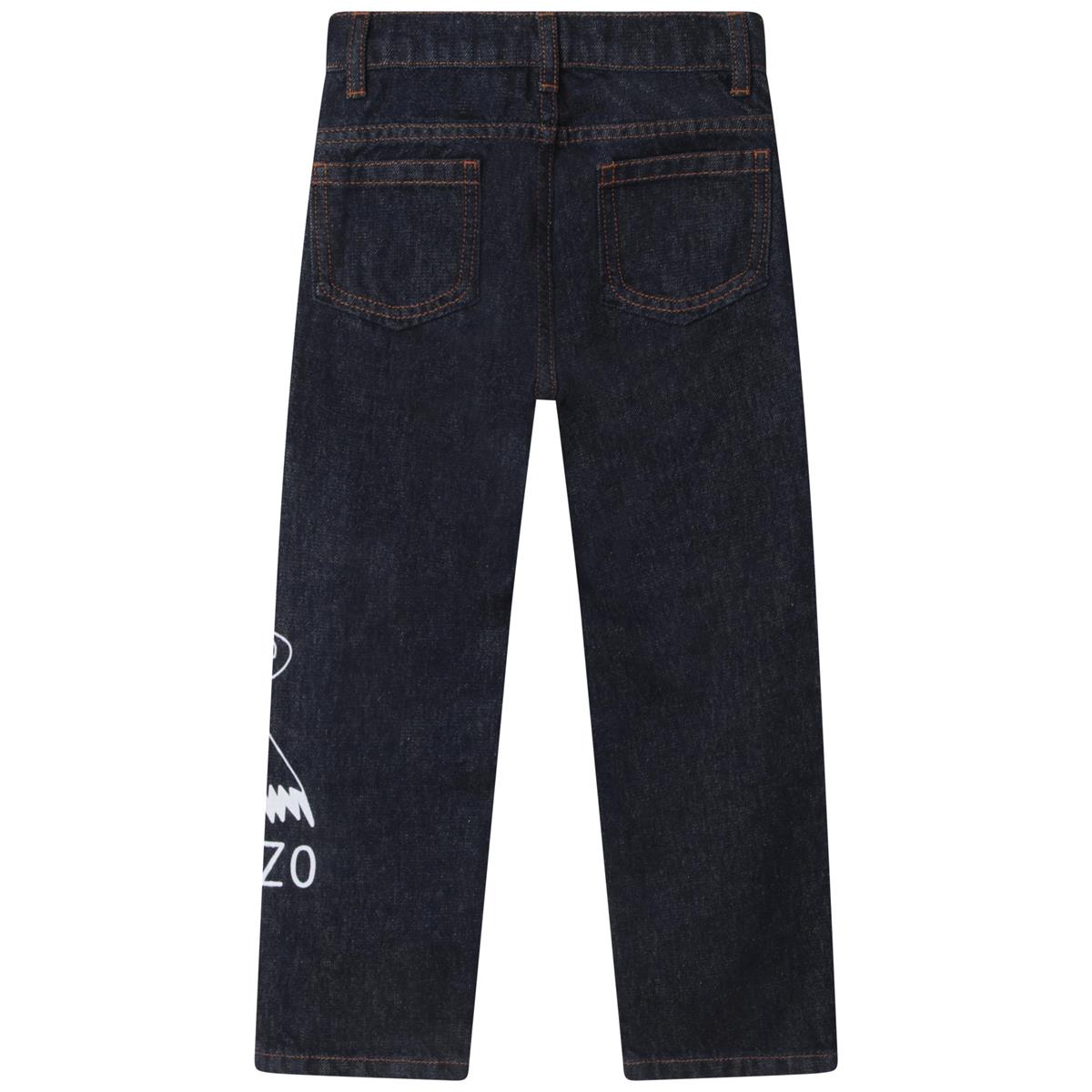 Boys & Girls Blue Denim Trousers