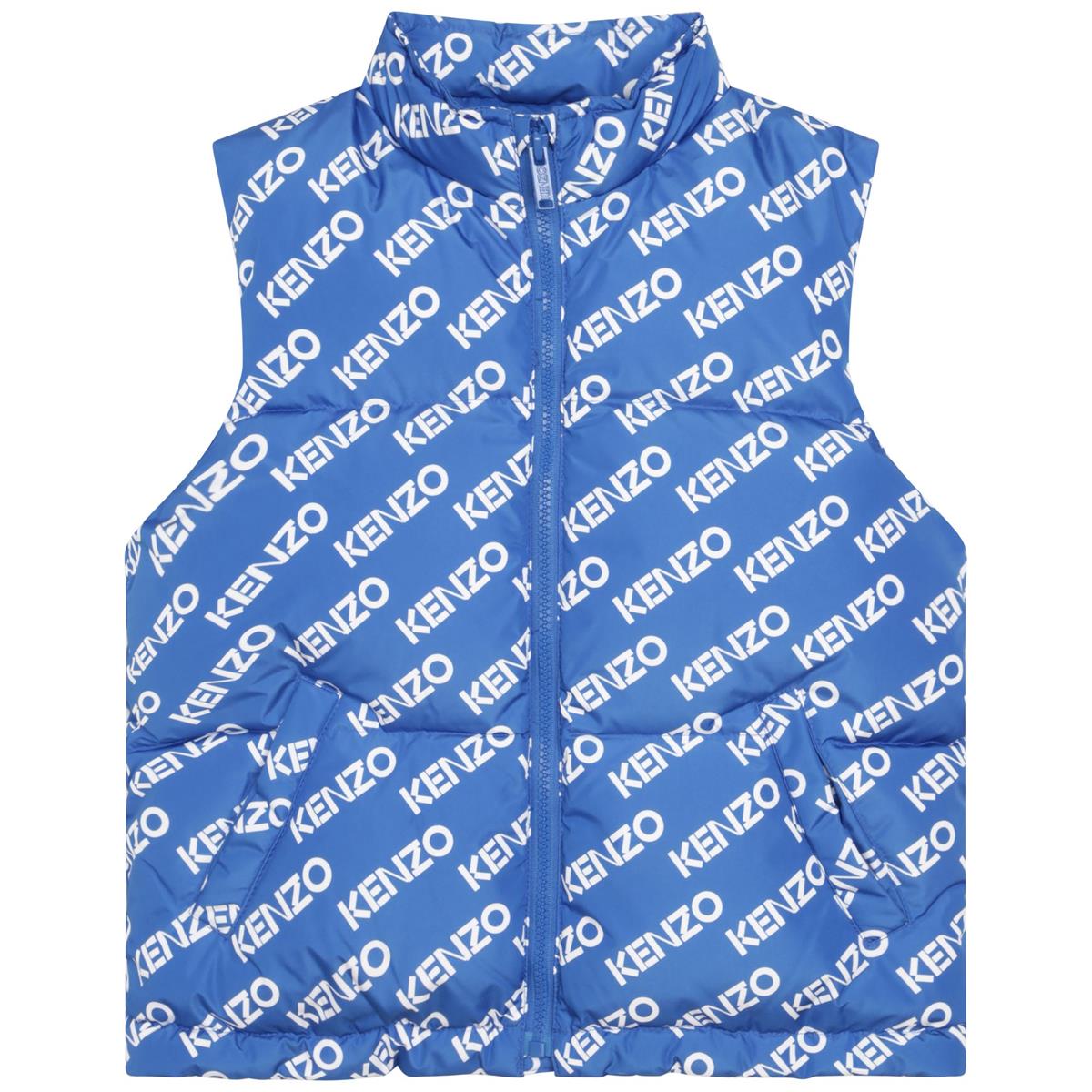 Boys Blue Logo Gilet