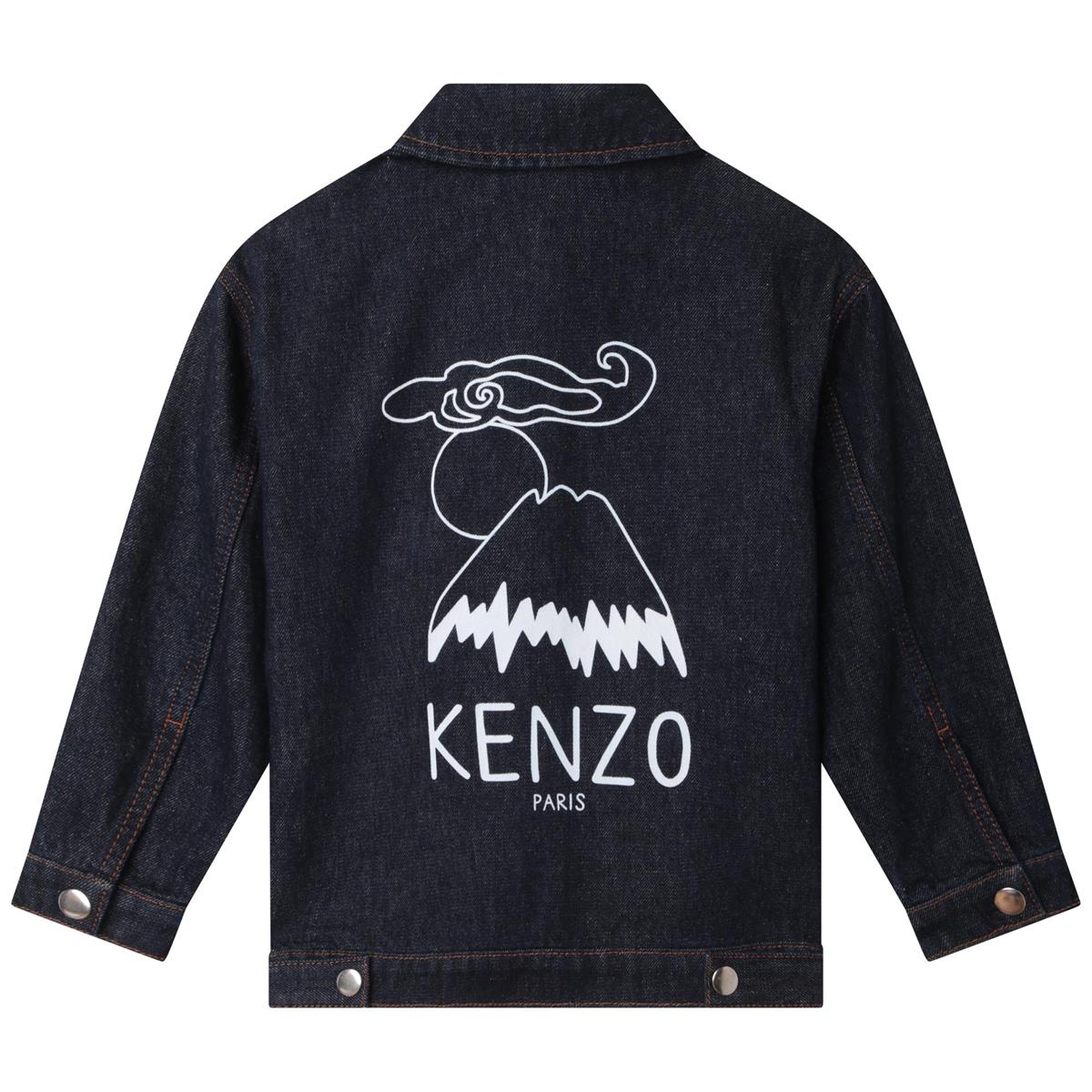 Boys Navy Denim Jacket