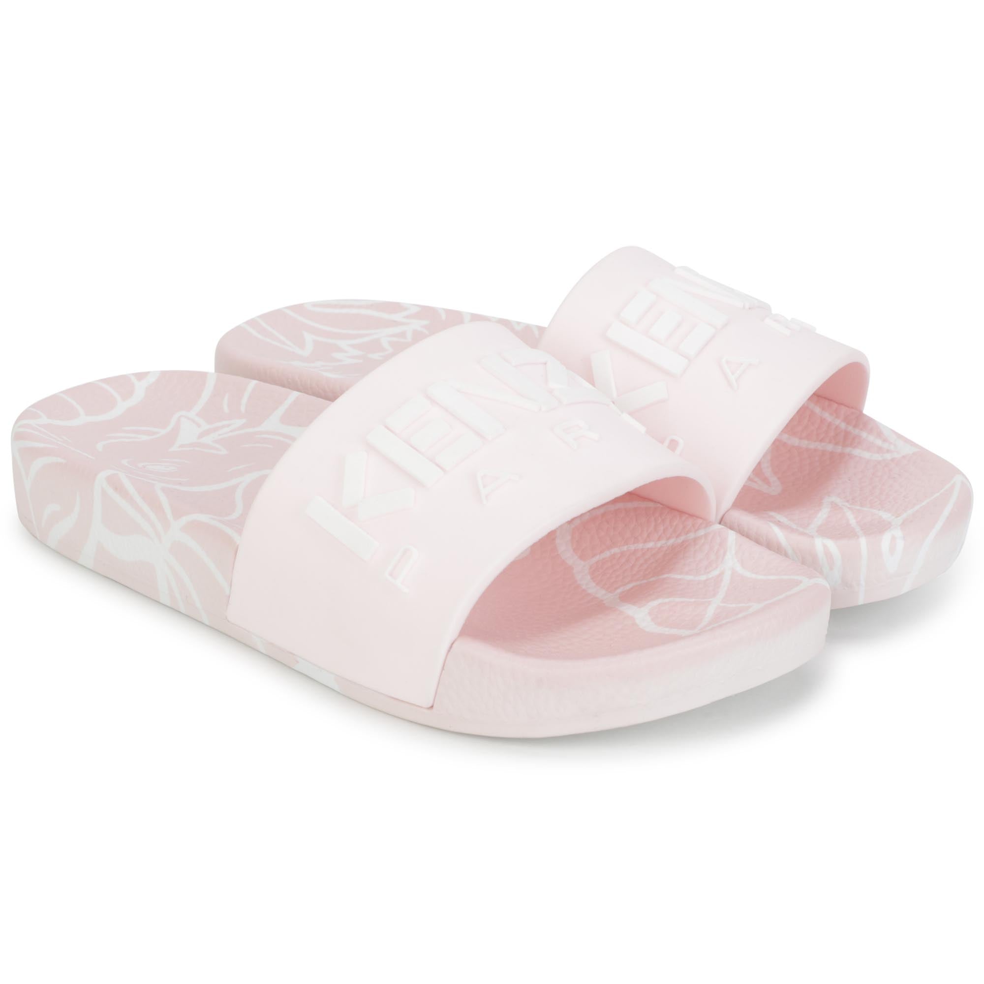 Boys & Girls Pink Logo Sandals