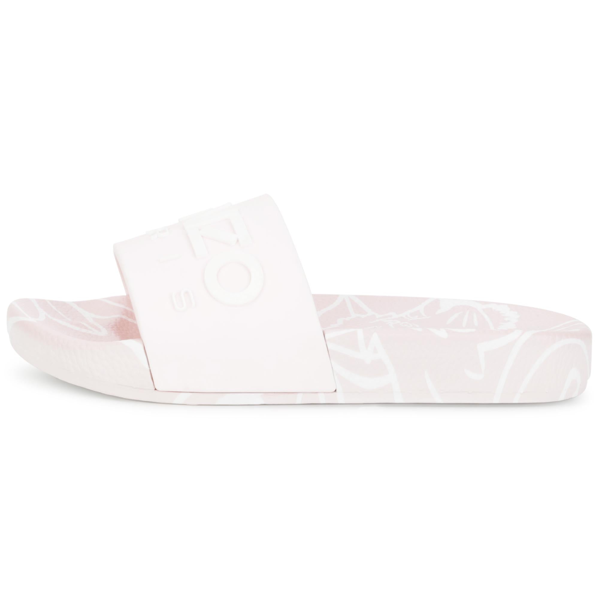 Boys & Girls Pink Logo Sandals
