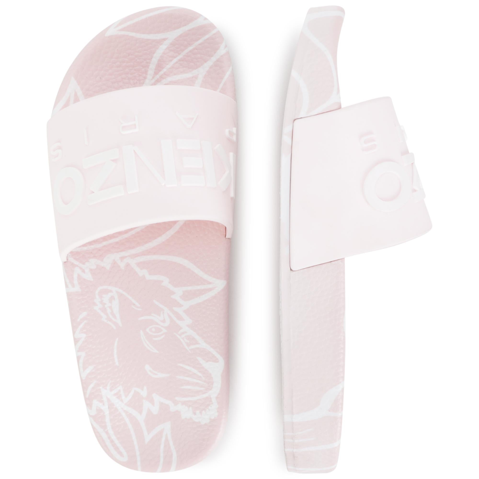 Boys & Girls Pink Logo Sandals