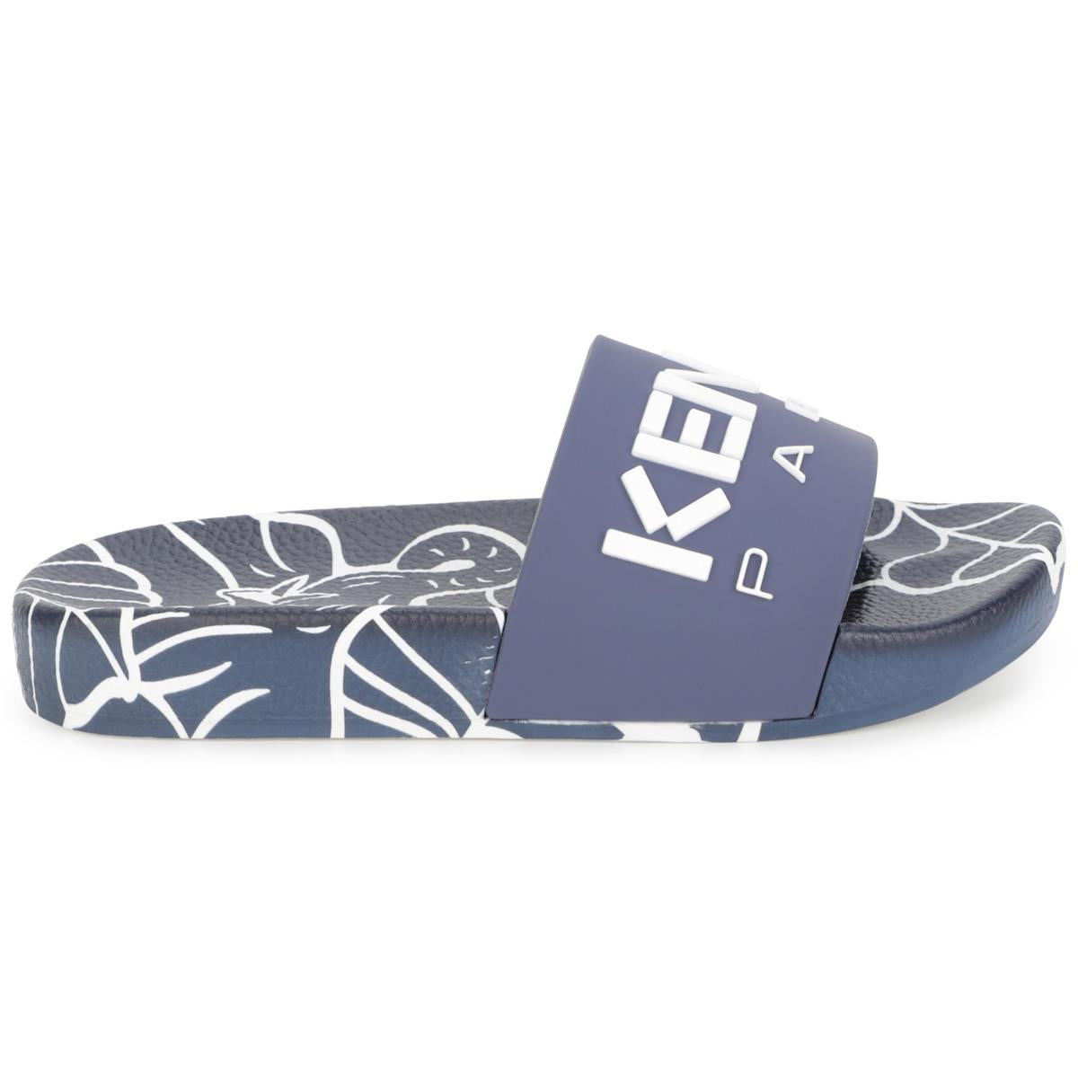 Boys Blue Logo Sandals