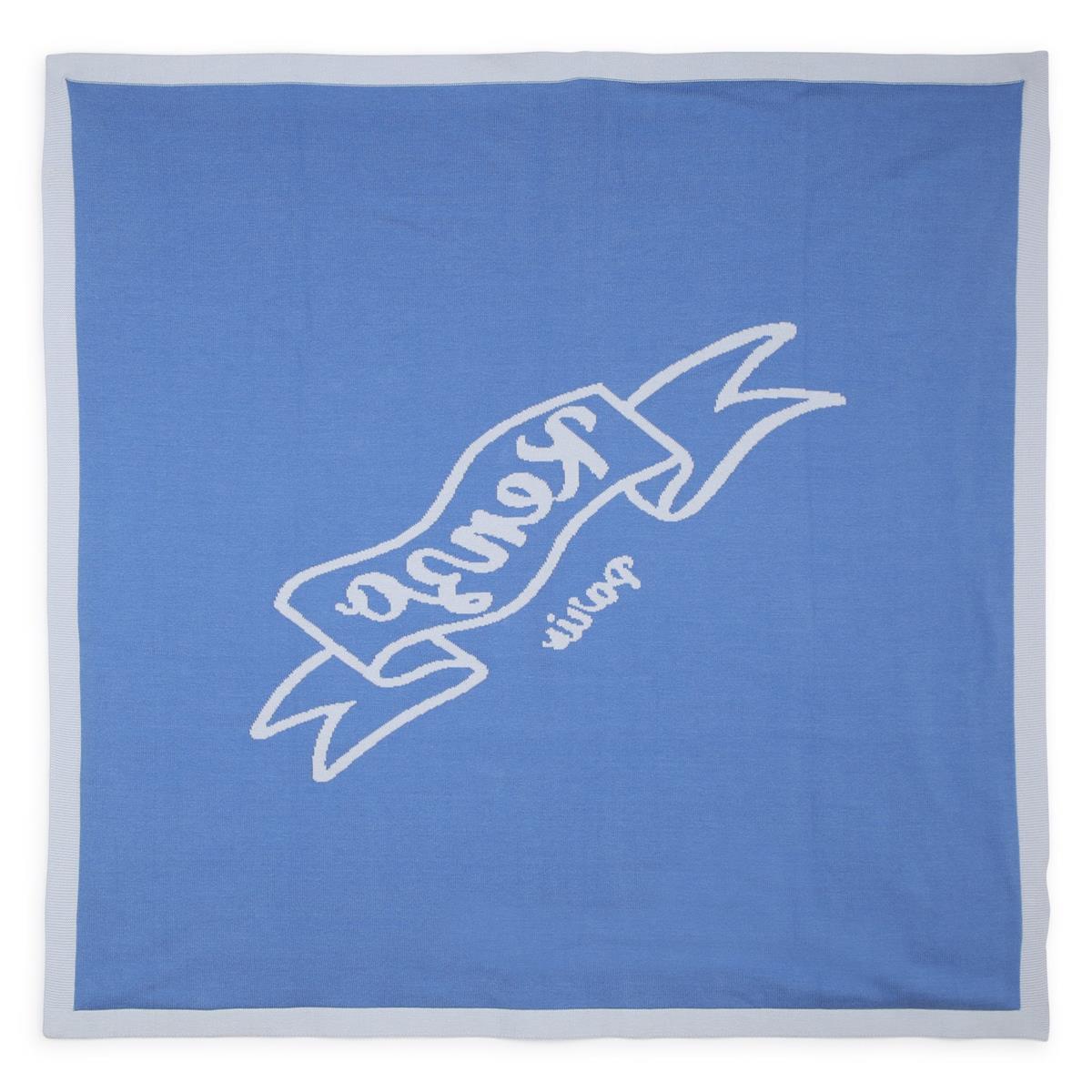 Baby Boys & Girls Blue Cotton Blanket