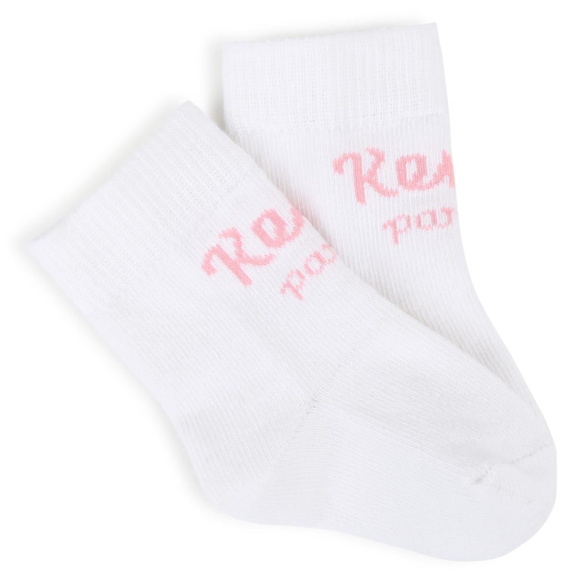 Baby Boys & Girls Pink Cotton Socks Set(2 Pack)