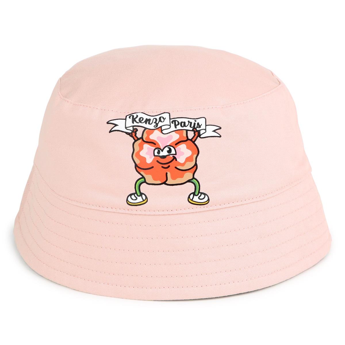 Boys & Girls Pink Reversible Bucket Hat