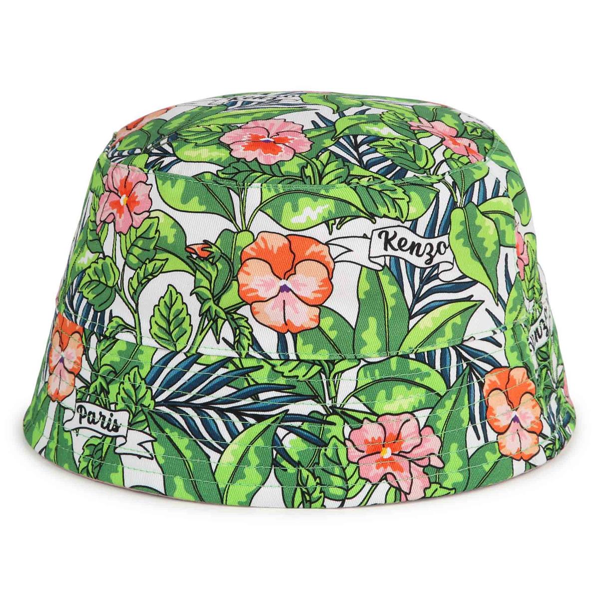Boys & Girls Pink Reversible Bucket Hat