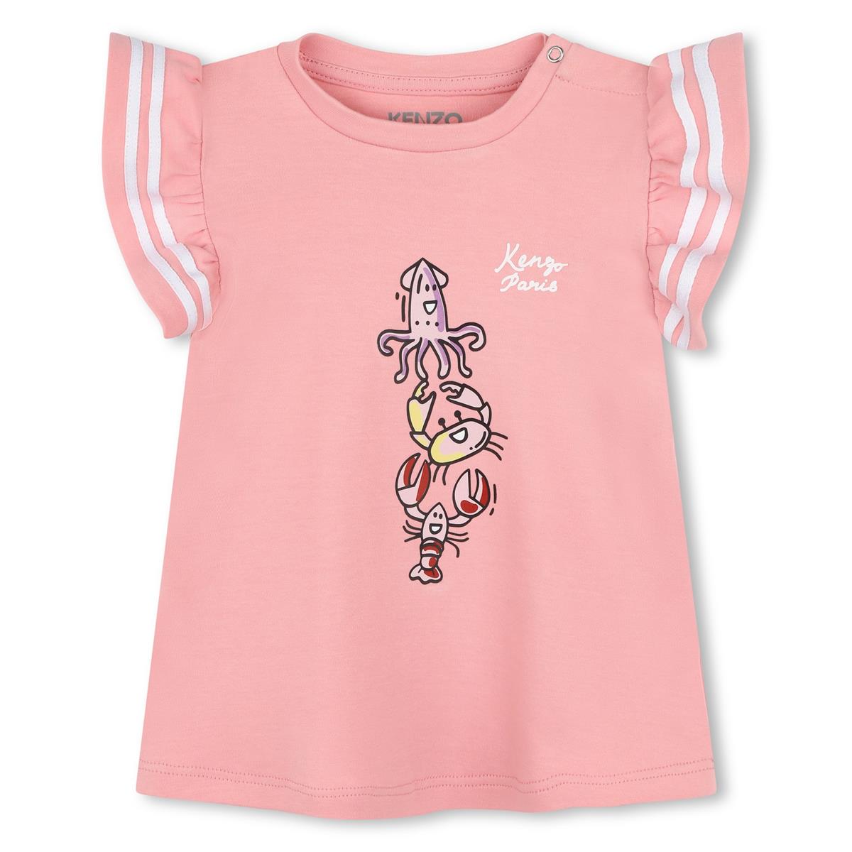 Baby Girls Pink Cotton Dress