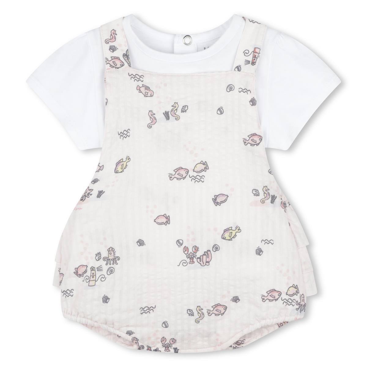 Baby Girls Pink Cotton Set