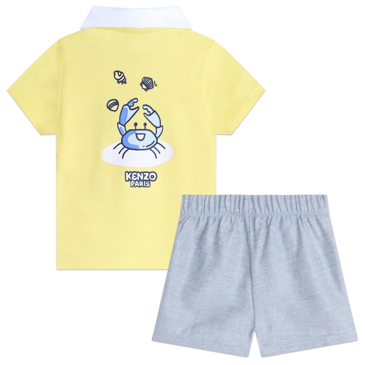 Baby Boys Yellow Cotton Set