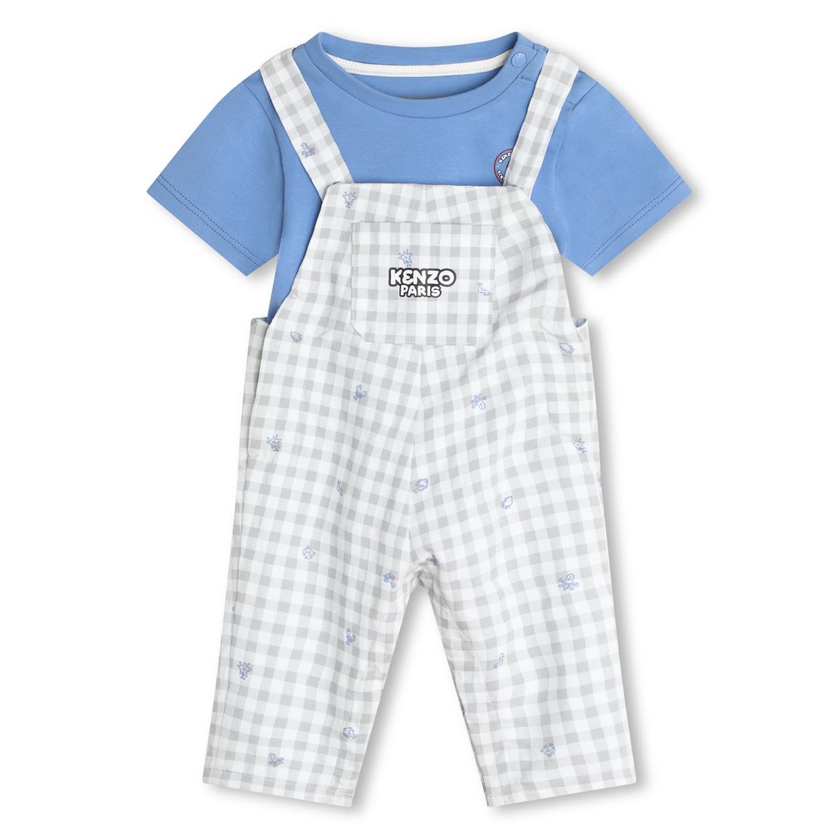 Baby Boys Blue Cotton Set