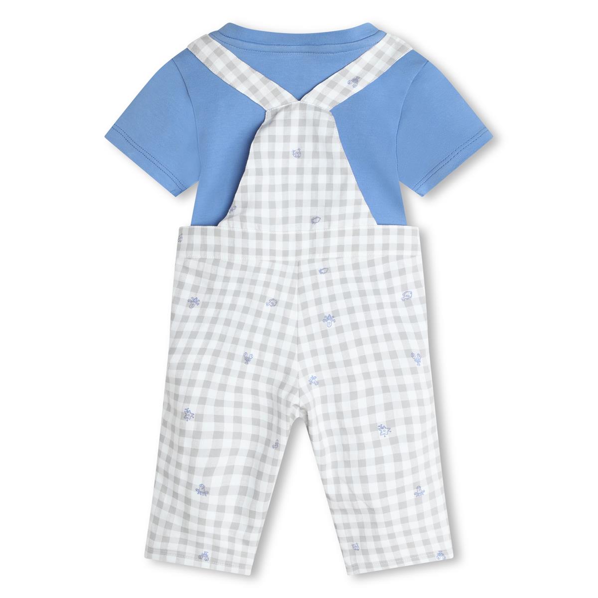 Baby Boys Blue Cotton Set