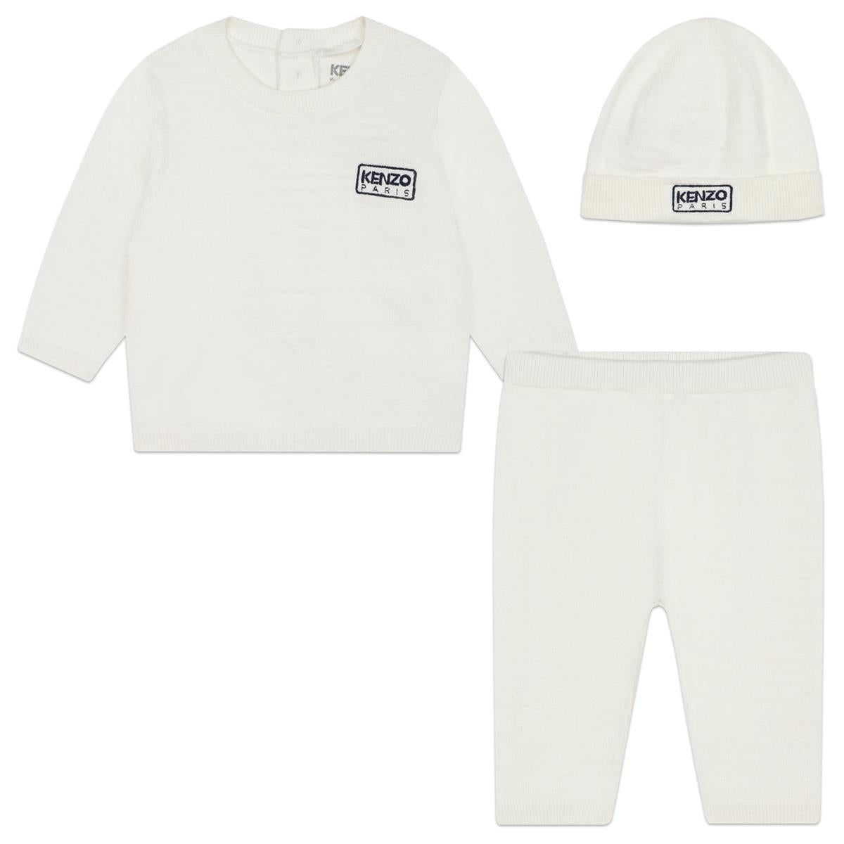 Baby Boys & Girls White Cotton Set