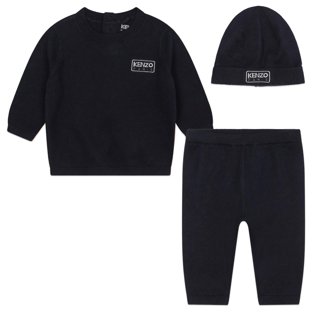 Baby Boys & Girls Dark Blue Cotton Set