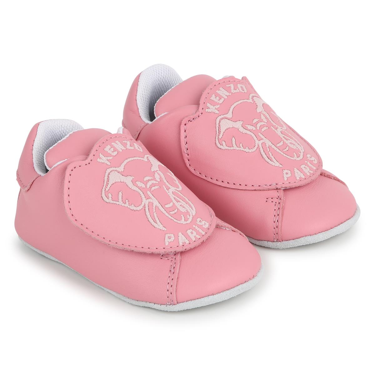 Baby Boys & Girls Pink Flat Shoes