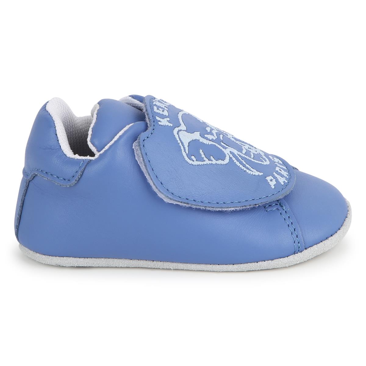 Baby Boys & Girls Blue Flat Shoes