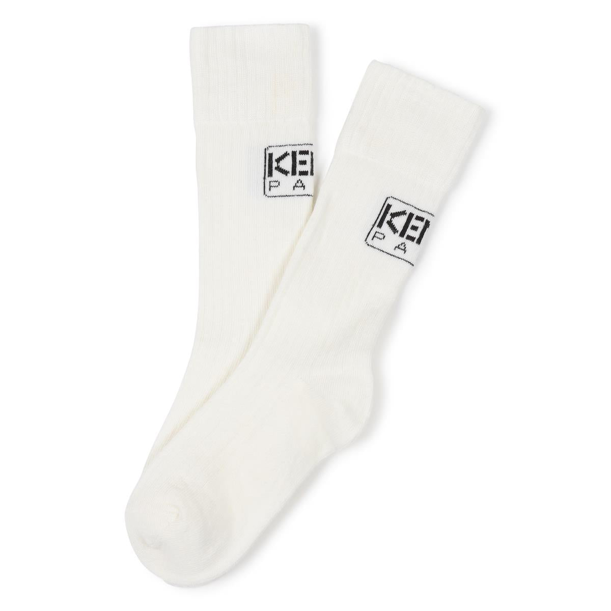 Boys & Girls White Cotton Socks