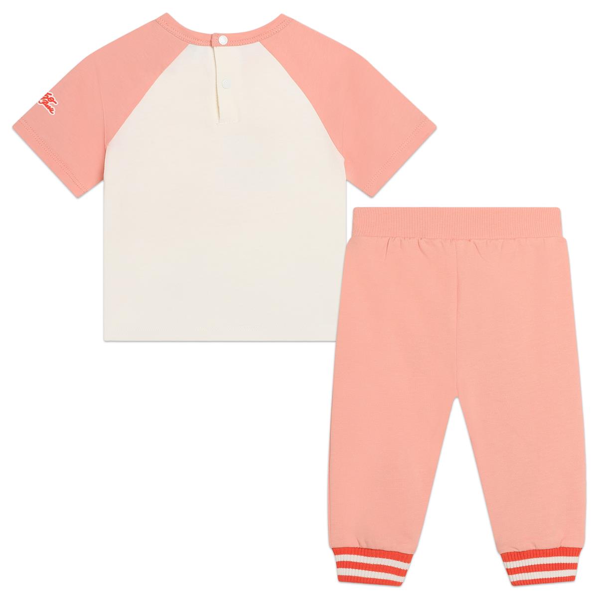 Baby Girls Pink Cotton Set