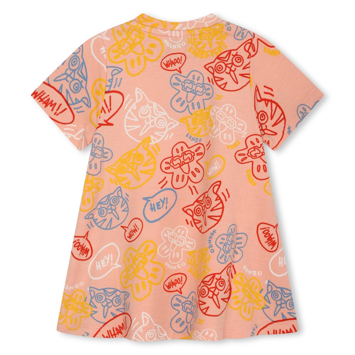 Baby Girls Orange Cotton Dress