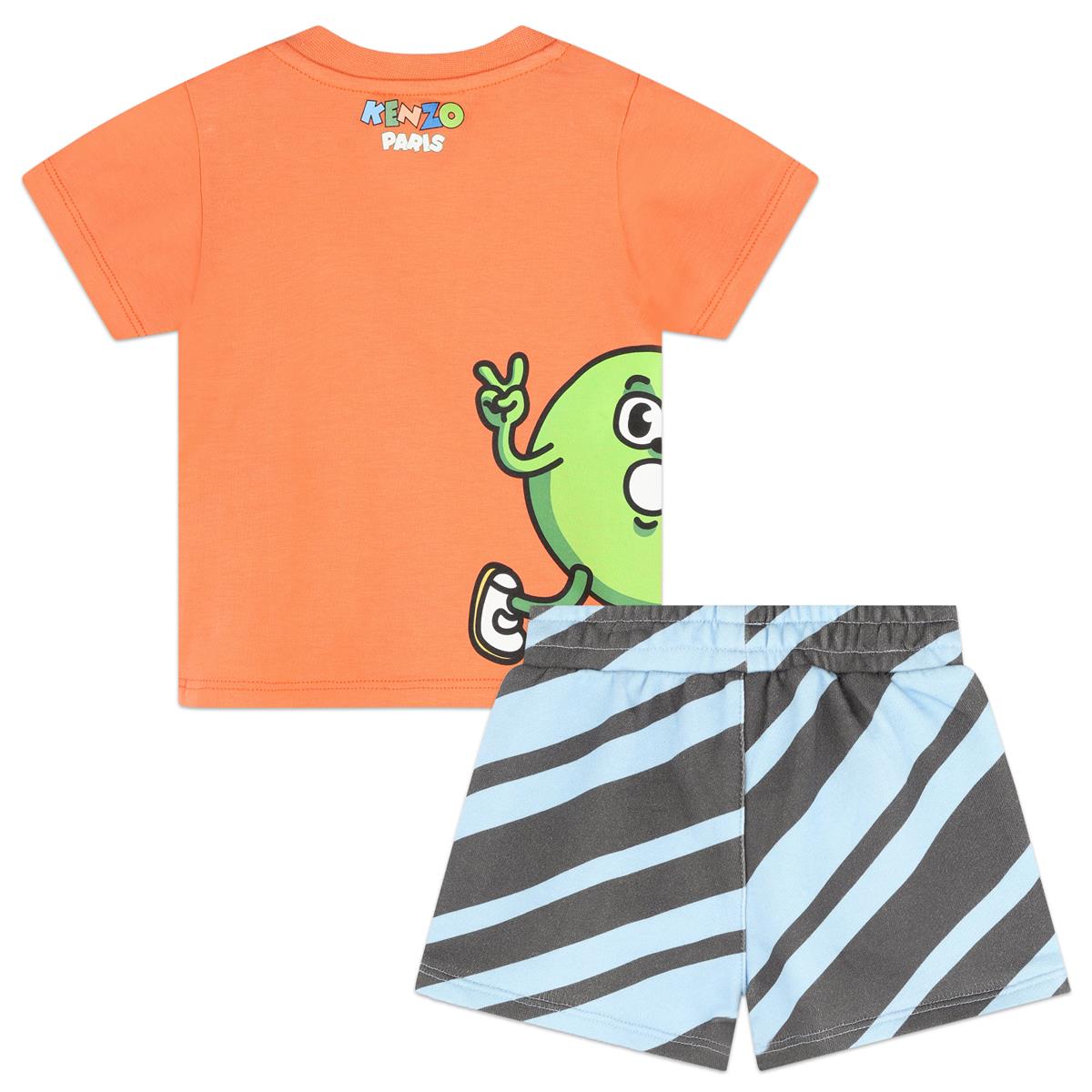 Baby Boys Orange Cotton Set