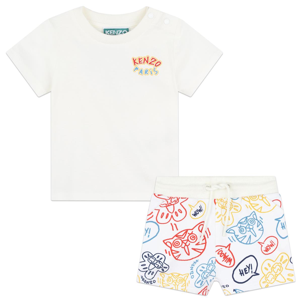 Baby Boys & Girls White Cotton Set