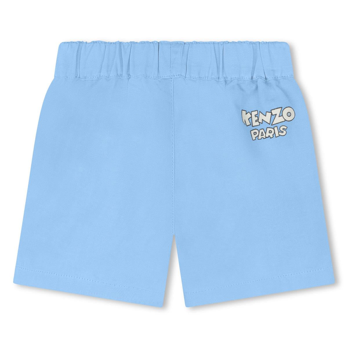 Baby Boys Blue Cotton Shorts