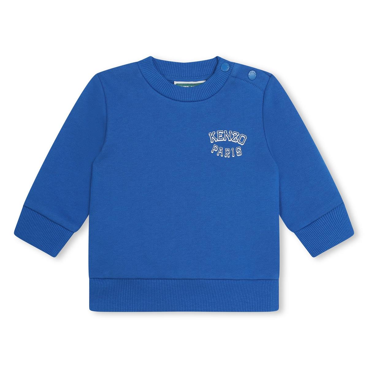 Baby Boys Blue Cotton Sweatshirt