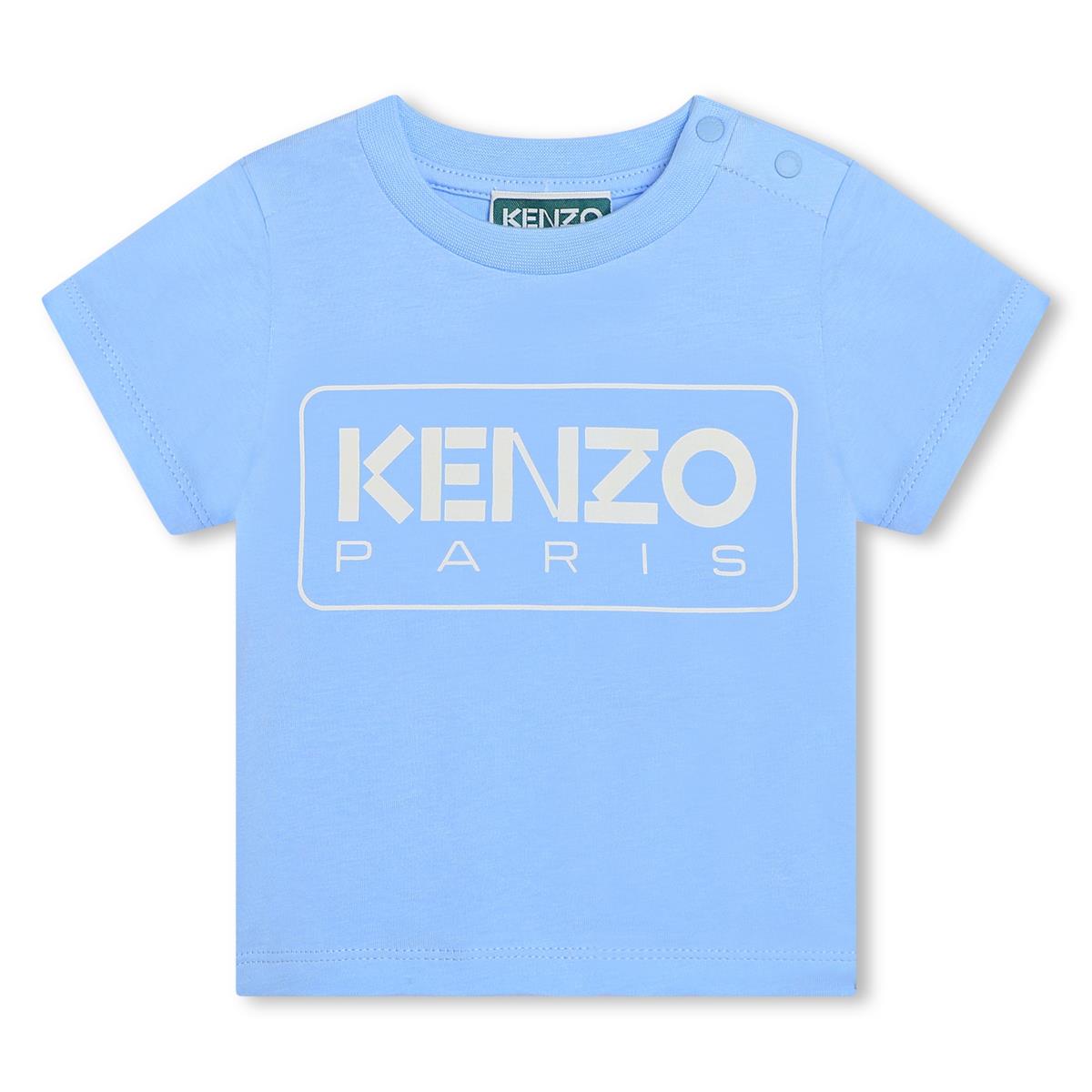 Baby Boys Blue Cotton T-Shirt