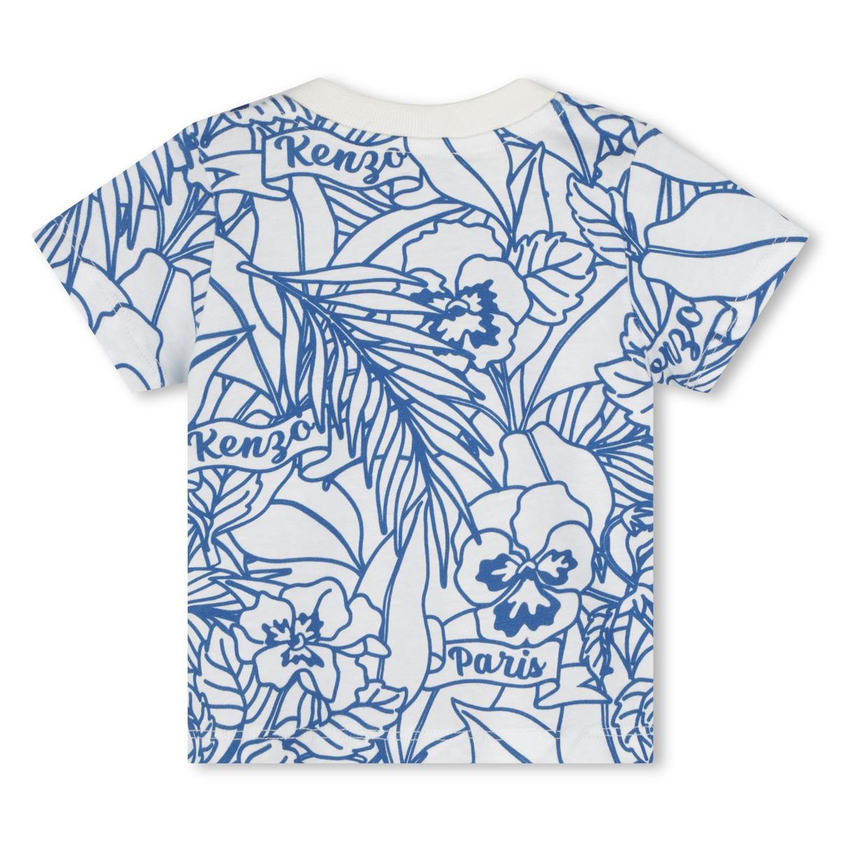 Baby Boys Blue Cotton T-Shirt