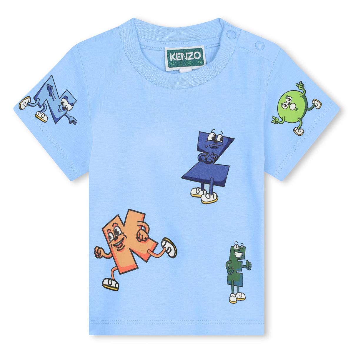 Baby Boys Blue Cotton T-Shirt