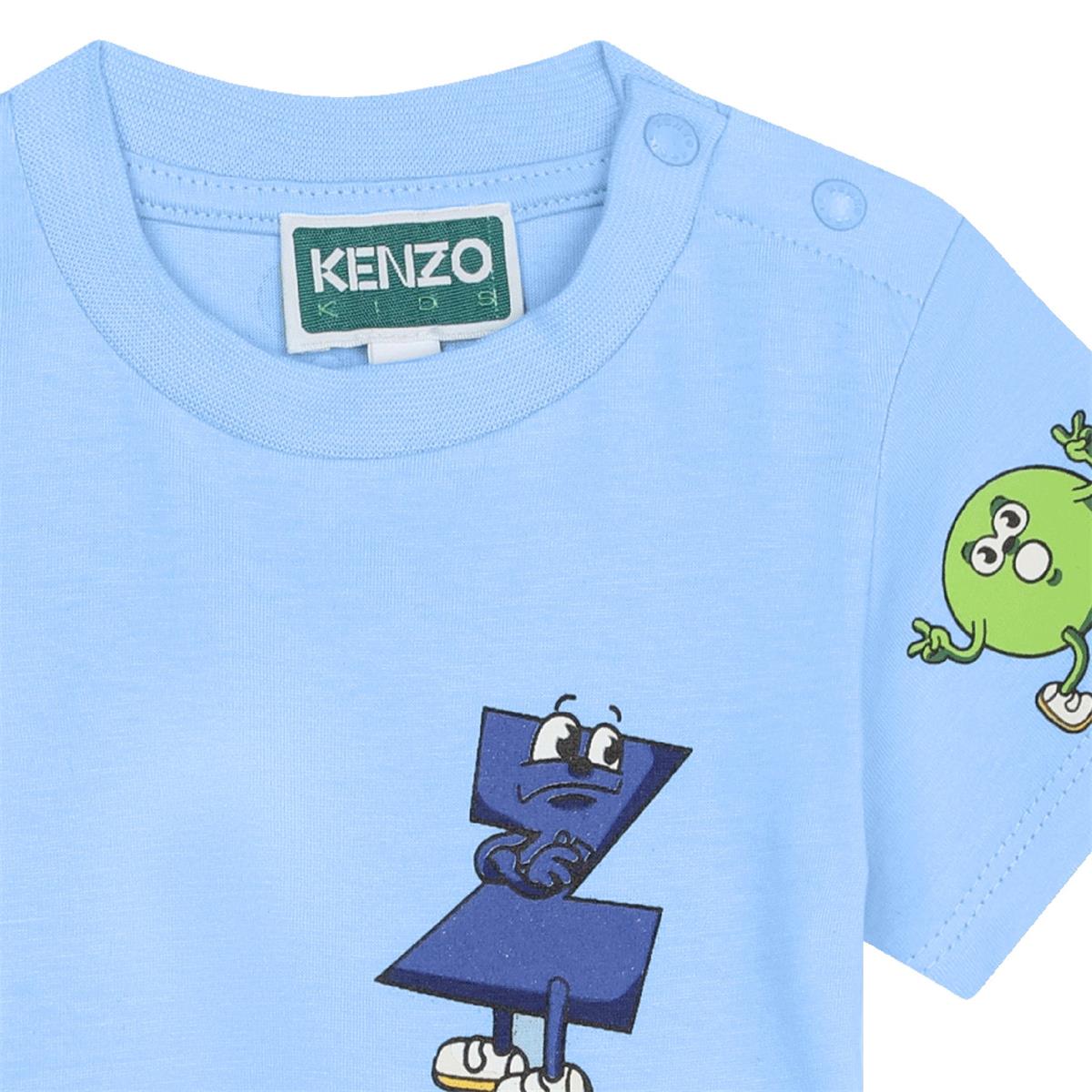 Baby Boys Blue Cotton T-Shirt