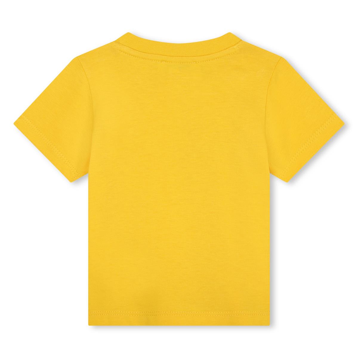 Baby Boys Yellow Cotton T-Shirt