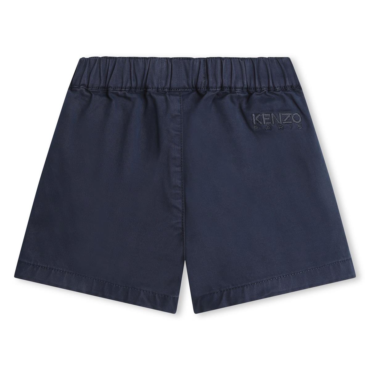 Baby Boys Blue Cotton Shorts