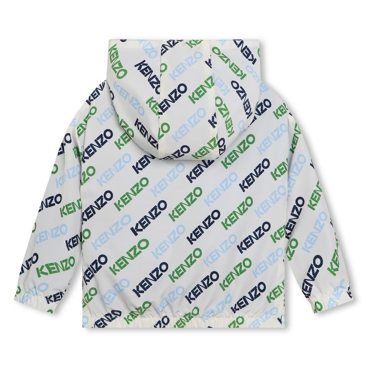 Baby Boys & Girls Blue Reversible Zip-Up Jacket
