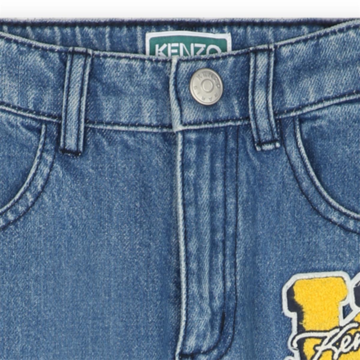 Girls Blue Denim Trousers