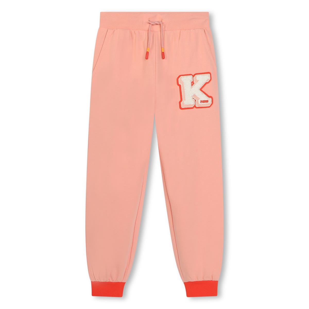 Girls Pink Cotton Trousers
